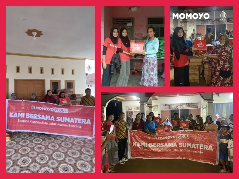 momoyo kirimkan bantuan kemanusiaan kepada korban bencana sumatera