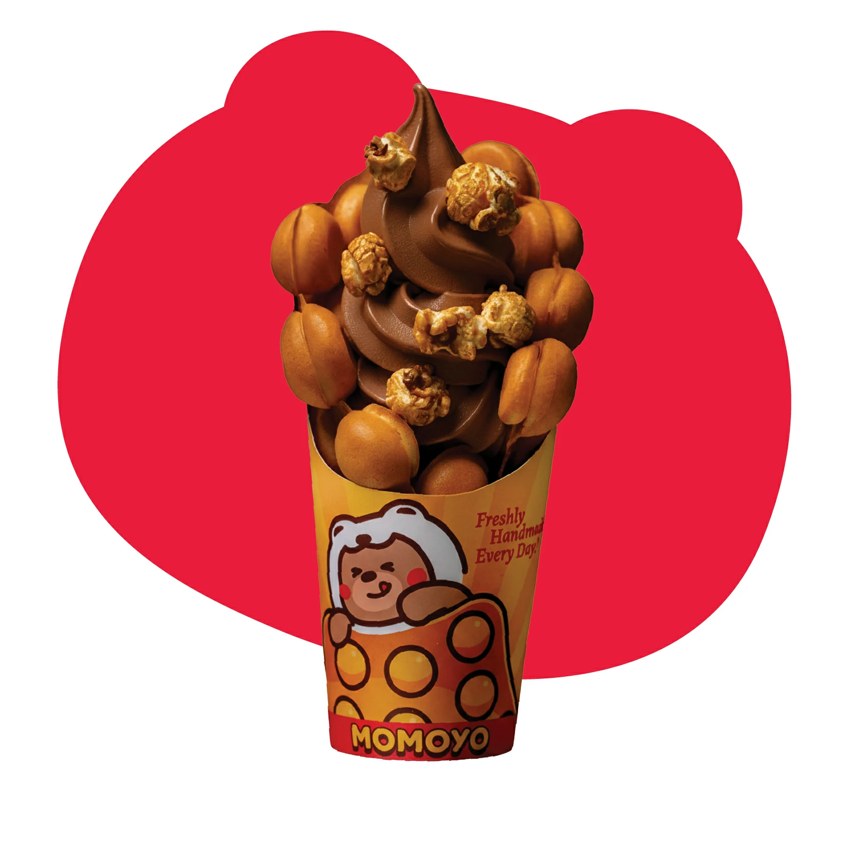 choco egg waffle