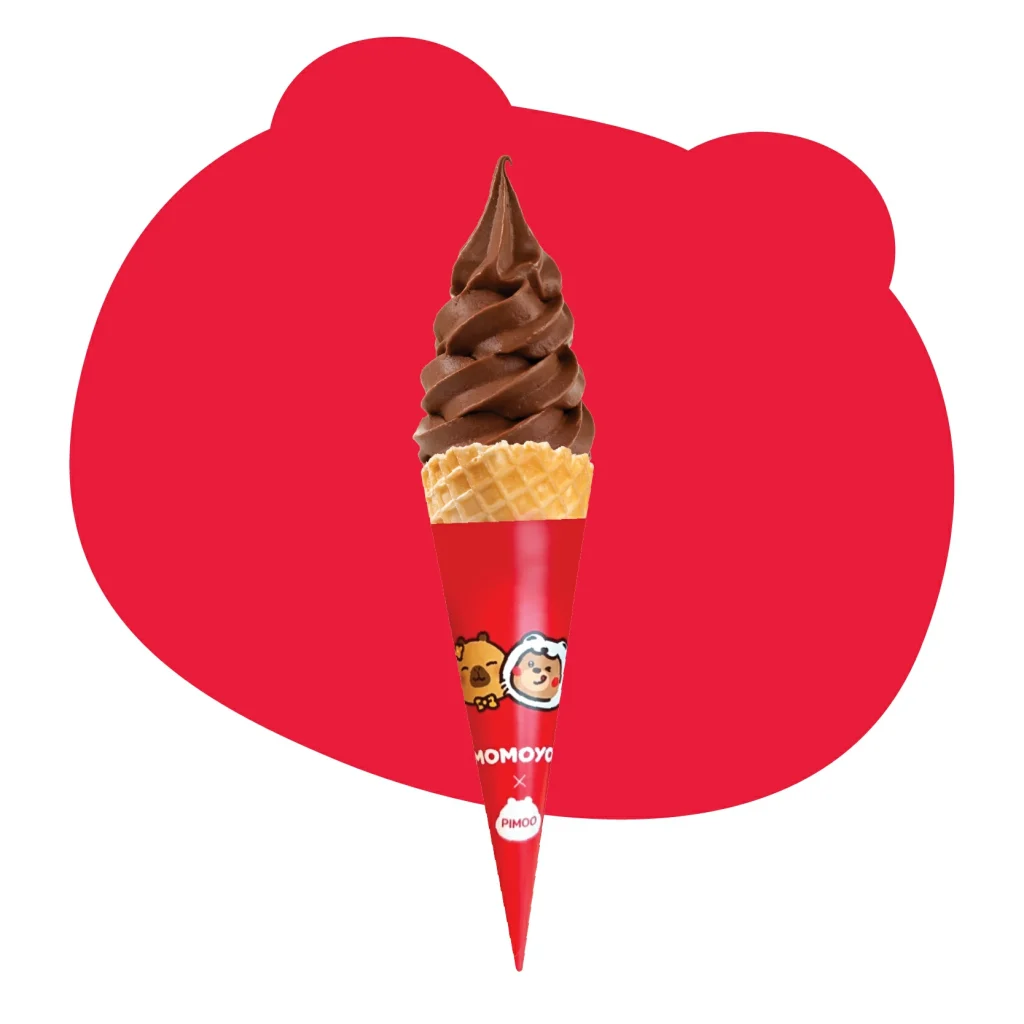 chocolate ice cream cone