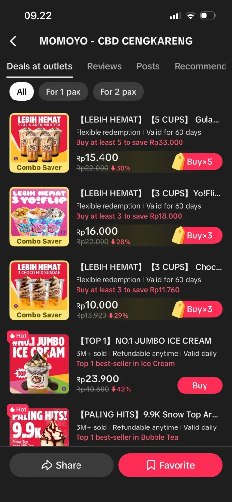 pilih voucher yang ingin dibeli