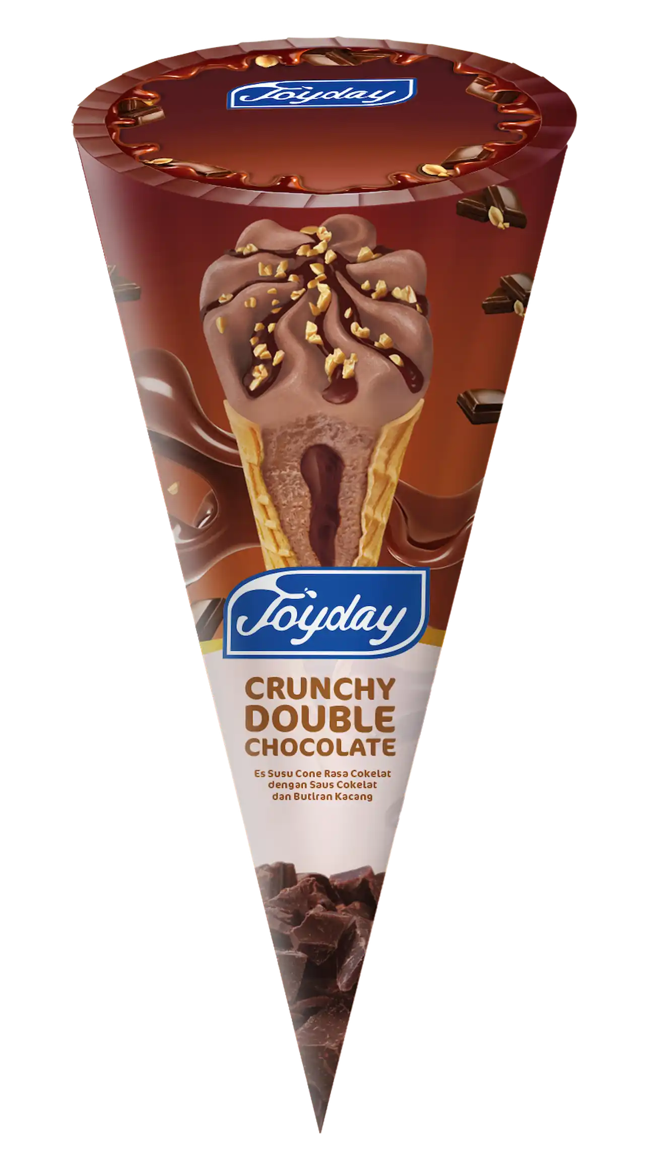 10 Rekomendasi Es Krim Cone Terenak di Indonesia, Bikin Ngiler! 7 Joday es krim cone coklat