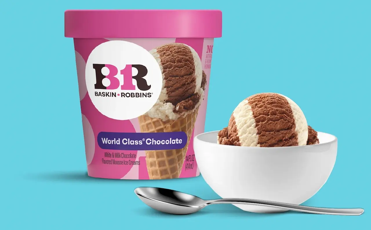 Chocolate Ice Cream Baskin Robbins