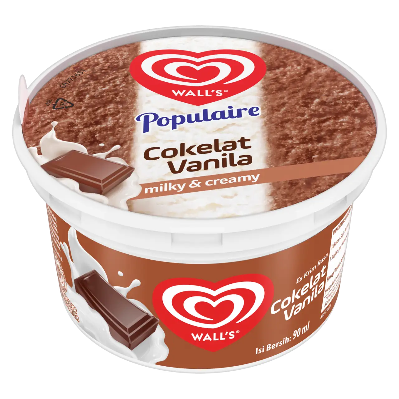 es krim coklat walls